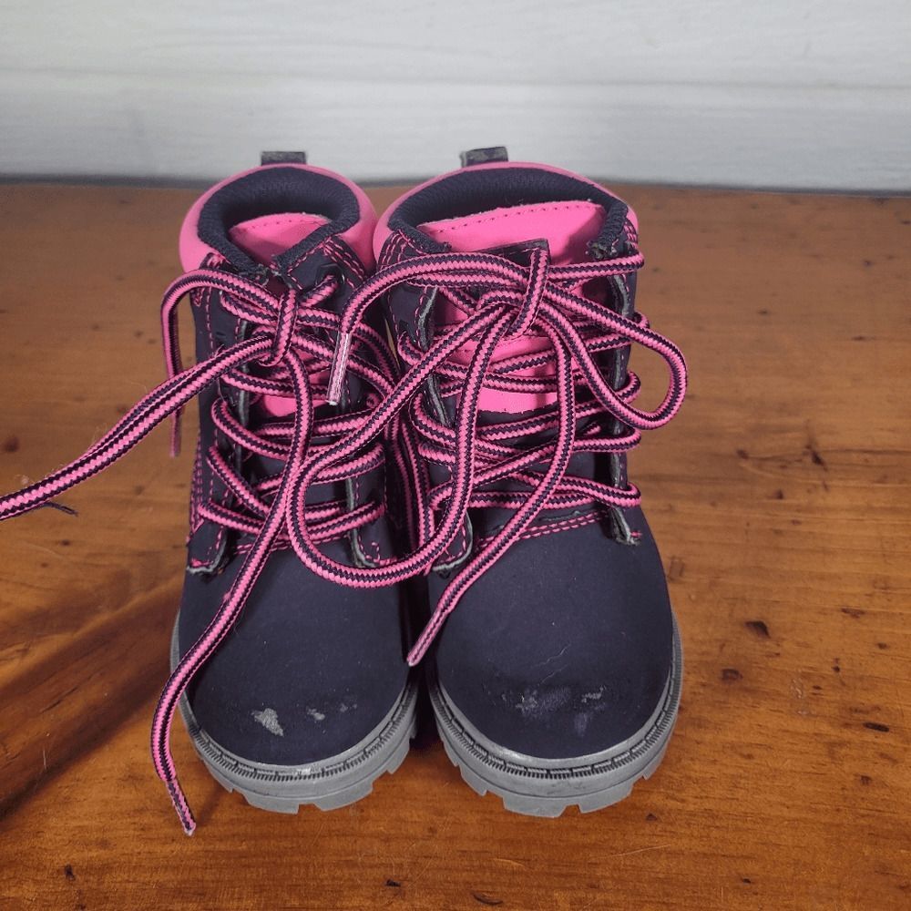 Fila Toddler Girl Ankle Utility lace up Boots Size 5 - Picture 2 of 8